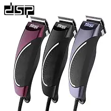 Машинка для стриження волосся (неіржавка сталь, 4 насадки) DSP F-90031