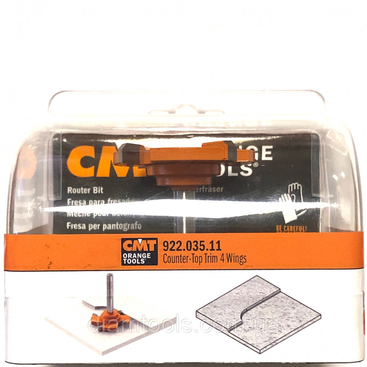 Фреза для вирівнювання площини CMT D52 d8 L65 h6.5 (922.035.11)