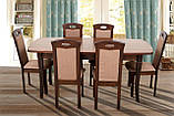 Стіл обідній Квартет 180-230 см (горіх темний), фото 2
