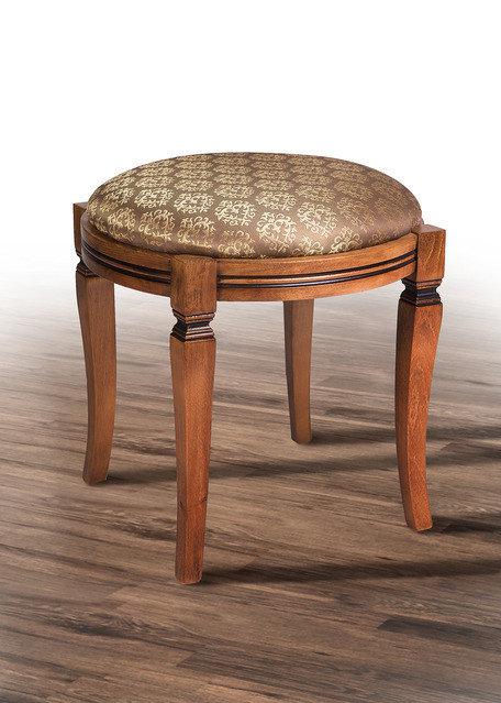 Банкетка Кругла (світлий горіх/патина Avilla 2/7), фото 1