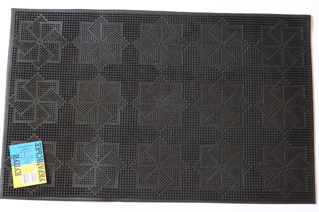 Килимок гумовий придверний 36,5*58*0,5 см, фото 1