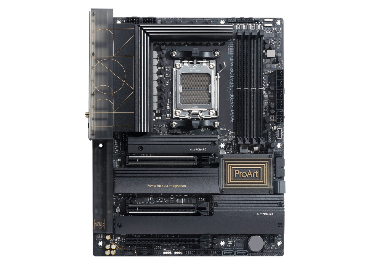ASUS Материнcька плата PROART X670E-CREATOR WIFI sAM5 X670 4xDDR5 M.2 HDMI WiFi BT ATX