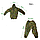 Тактический защитный 3D кленовый лист бионический камуфляж маскировочный костюм брюки куртка с капюшоном, фото 6