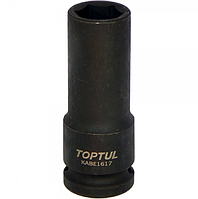 Голівка ударна TOPTUL довга 1/2" 17мм KABE1617