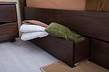 Ліжко Софія з ящиками 180-200 см (горіх темний), фото 3