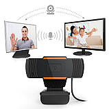 Універсальна веб камера JHL 1 з мікрофоном USB камера для комп'ютера та ноутбука, фото 4