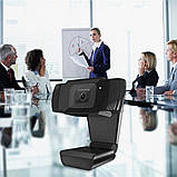 Універсальна веб камера JHL 1 з мікрофоном USB камера для комп'ютера та ноутбука, фото 9