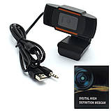 Універсальна веб камера JHL 1 з мікрофоном USB камера для комп'ютера та ноутбука, фото 5