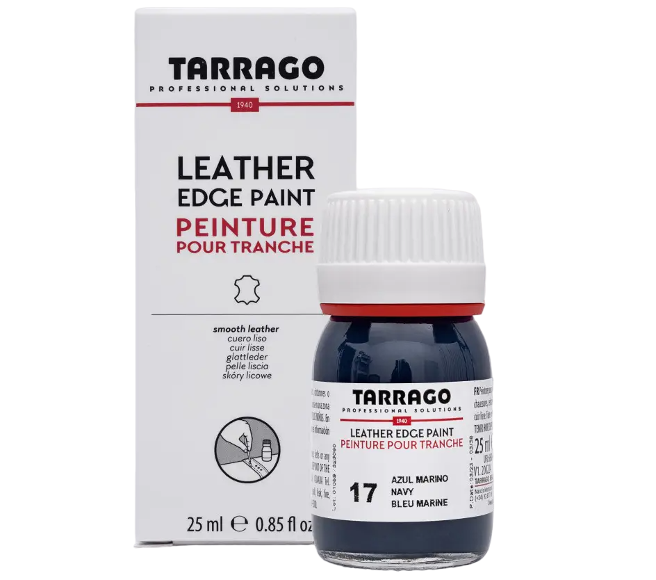 Фарба для урізів Tarrago Leather Egde Paint 25 мл колір Темно-синій (17), фото 1