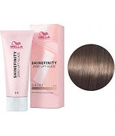 Фарба для волосся Wella Shinefinity 04/07 Середньо-коричневий натуральний коричневий 60 мл