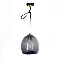 Светильник подвесной Loft Steampunk [ Pendant Bubble Colorglass Black ]