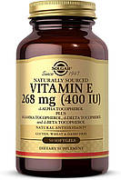 Натуральный витамин E Solgar, Vitamin E, 268 мг, 400 IU, 50 капсул