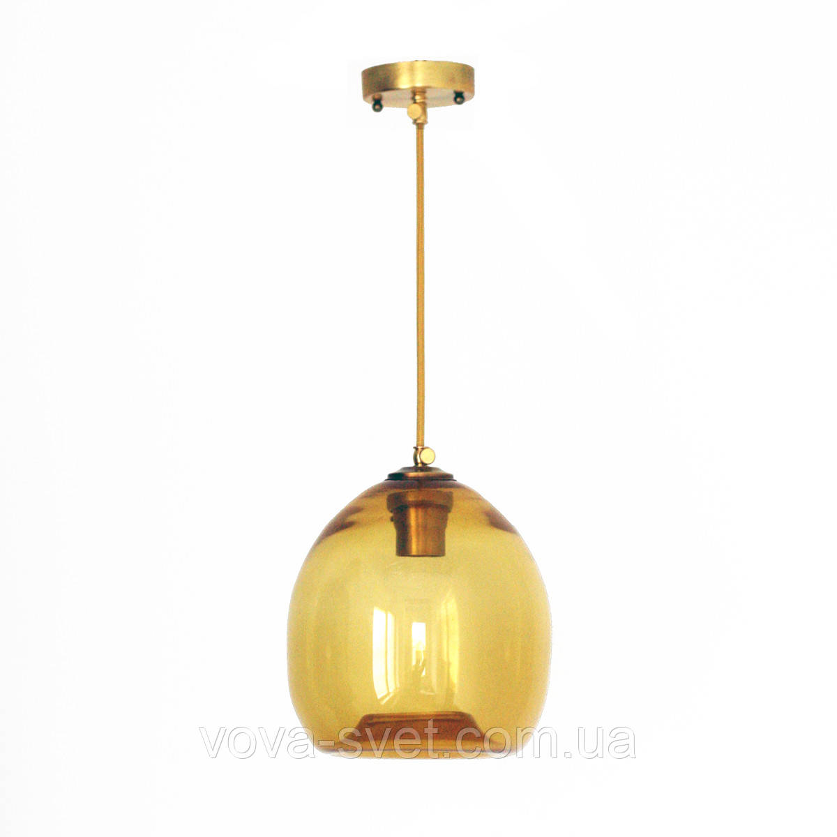 Светильник подвесной Loft Steampunk [ Pendant Bubble Colorglass Orange ] - фото 1 - id-p323477618