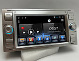Штатна магнітола для Ford S-Max 1 2007-2011 (Silver) на Android, фото 3