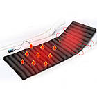 Масажний матрац з підігрівом 170х58х3,5см / Вібраційний масажний килимок, фото 5