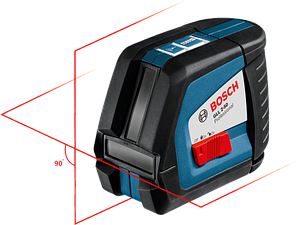 BOSCH GLL 2-50 + BS 150 Professional - Автоматичний лінійний лазерний нівелір (лазерний рівень), фото 2