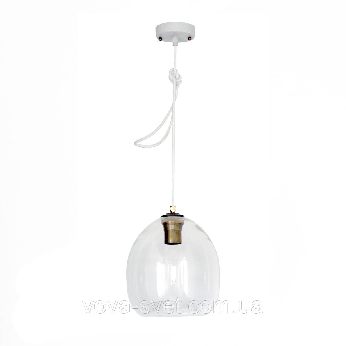 Світильник підвісний Loft Steampunk [ Pendant Bubble Colorglass White ]