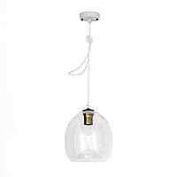 Світильник підвісний Loft Steampunk [ Pendant Bubble Colorglass White ]