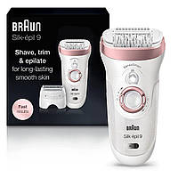 Braun Epilator Silk-épil 9 9-720, устройство для удаления волос, эпилятор для женщин, влажный и сухой, женская