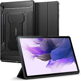 Чохол Spigen Rugged  Armor Pro Black для Galaxy Tab S7 FE ACS03007