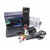 Тюнер Т2 для перегляду 32 укр телеканалів DVB-T, DVB-T2 World Vision T63