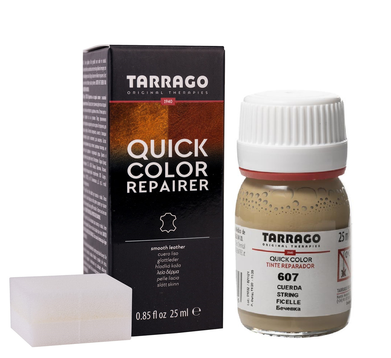 Барвник для гладкої шкіри Tarrago Quick Color 25 мл колір брудно-бежевий (607), фото 1