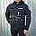 Куртка Хантер Баланс стрейч на сітці чорна для поліції, фото 3