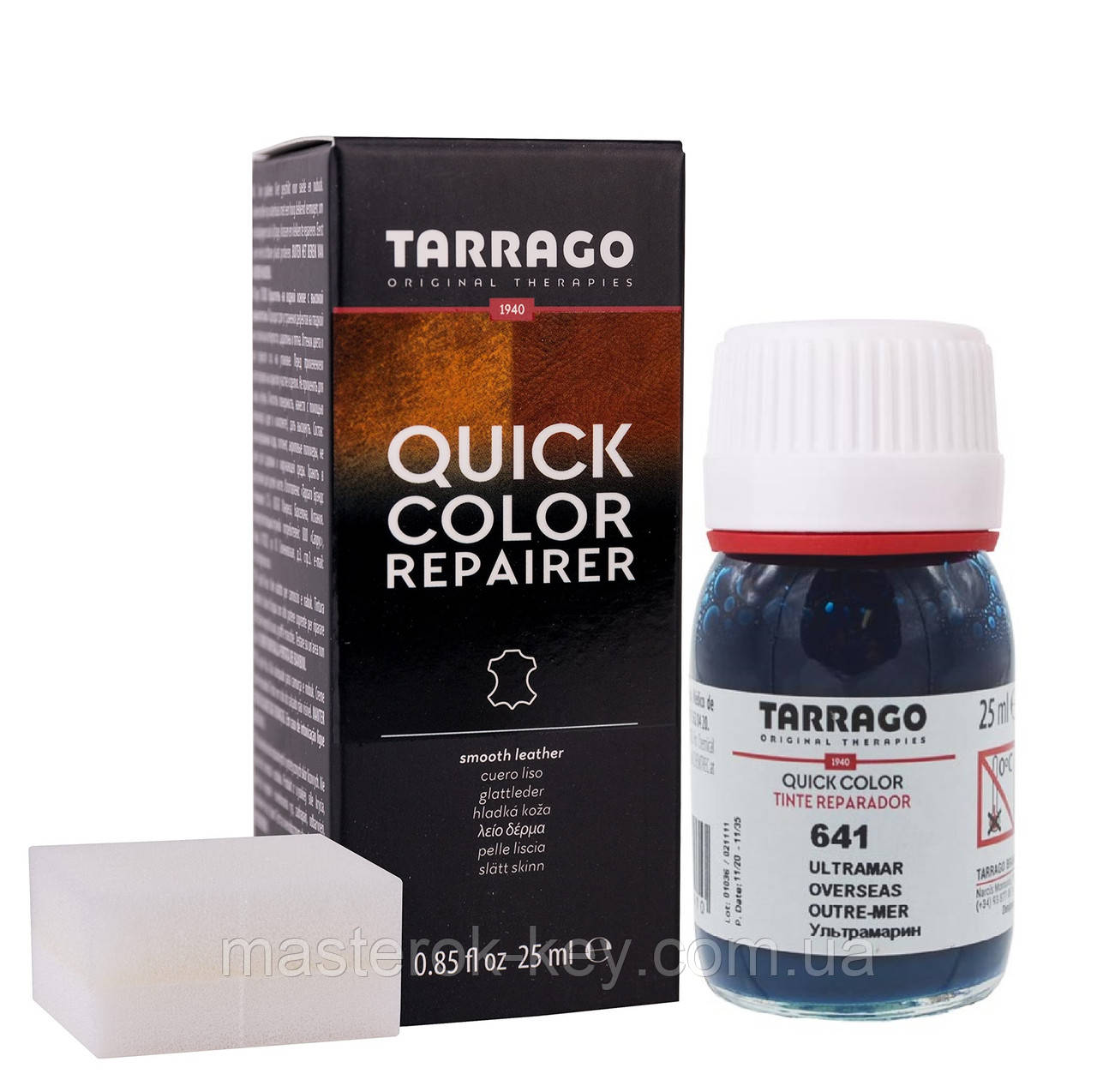 Барвник для гладкої шкіри Tarrago Quick Color 25 мл колір ультрамарин (641)