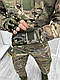 Військова форма весна мультикам тактичний костюм multicam саржа військовий кітель і штани - фото 2 - id-p1794325301