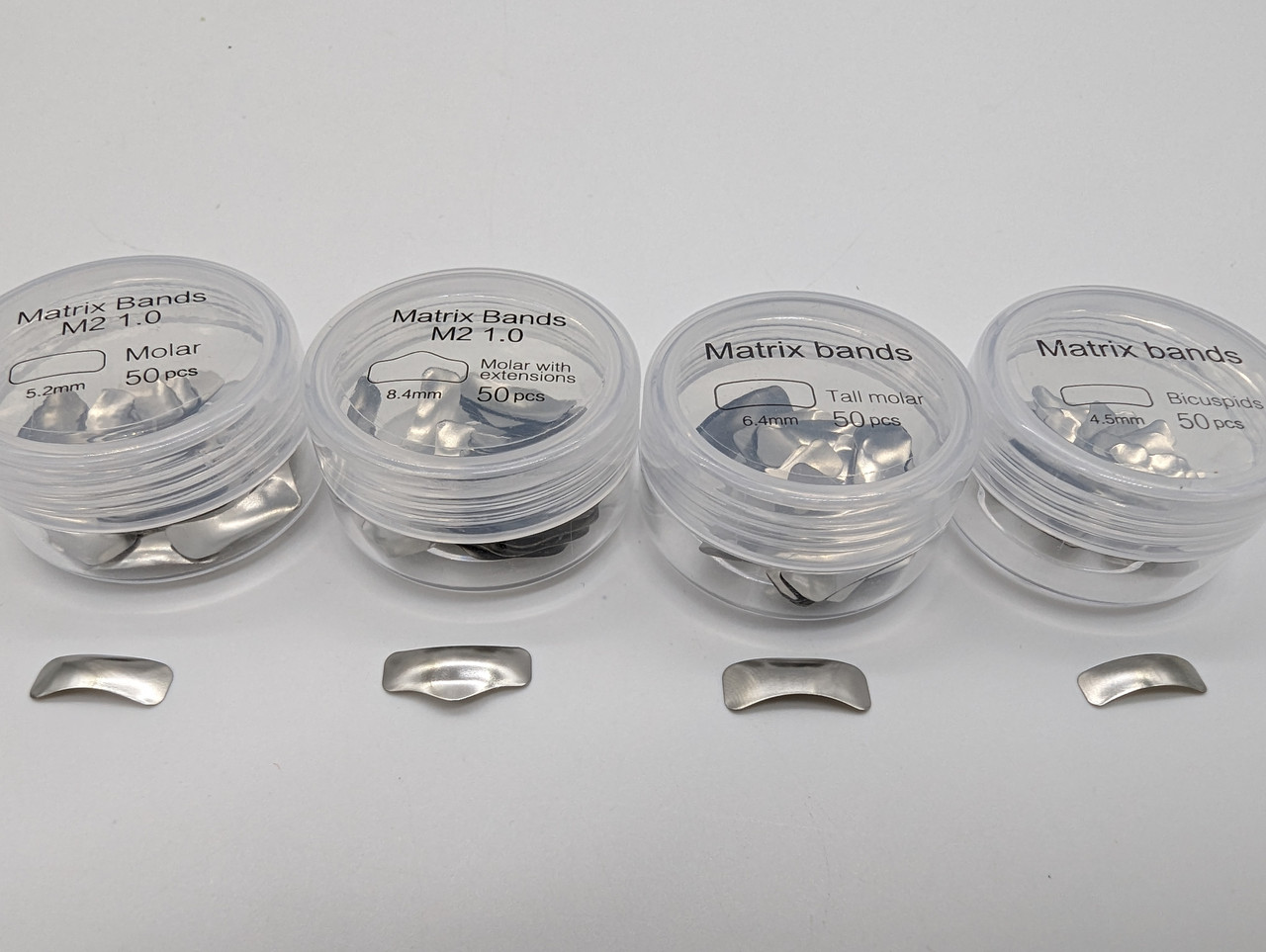 Матриці контурні секційні металеві 35 мкм. набір 50 шт.