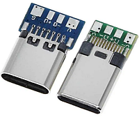 Комплект вилок (разъемов) на провод 24pin TYPE-C USB 3.1