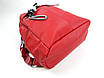 Жіночий рюкзак із водовідштовхувального нейлону 31х26х14 см Червоний, фото 8