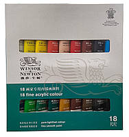 Професійний набір акрилових фарб Winsor & Newton (18 * 10 мл.)