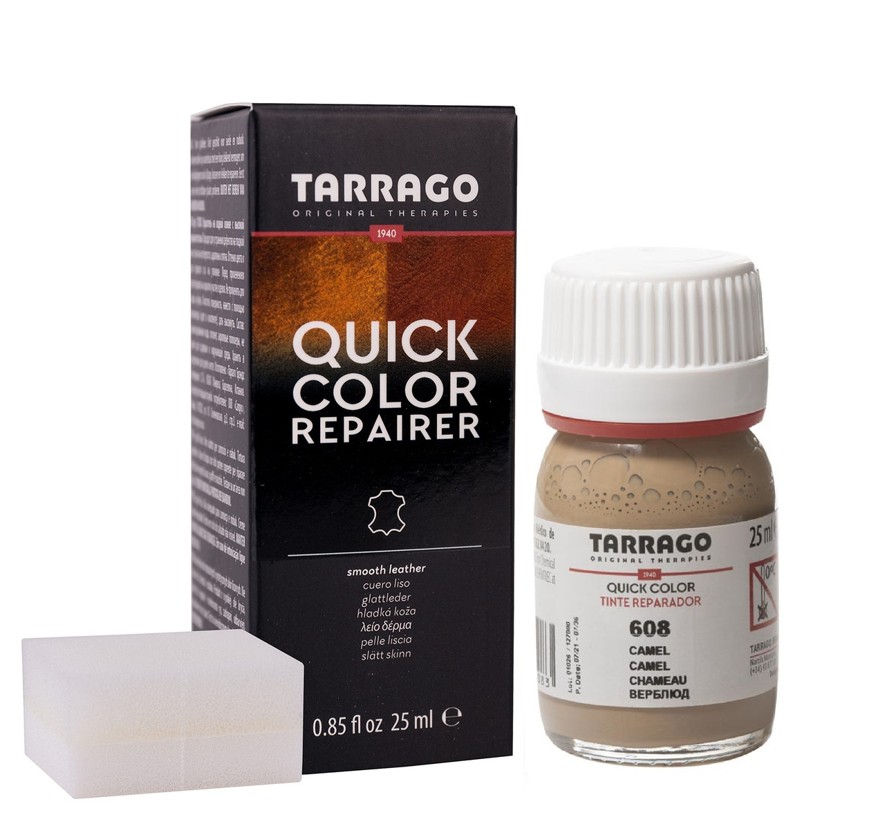 Барвник для гладкої шкіри Tarrago Quick Color 25 мл колір верблюд (608), фото 1