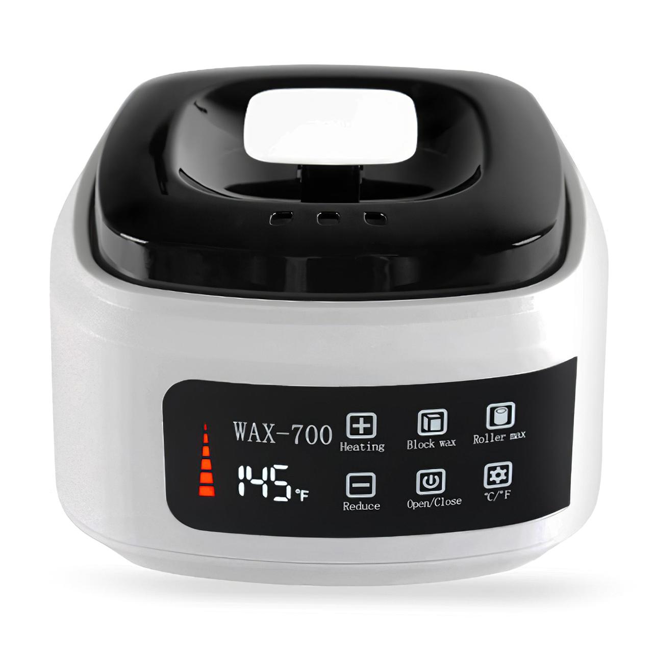 Баночний воскоплав Pro Wax 700 для депіляції (нагрівач воску) – 450 мл., 120 Вт. Білий