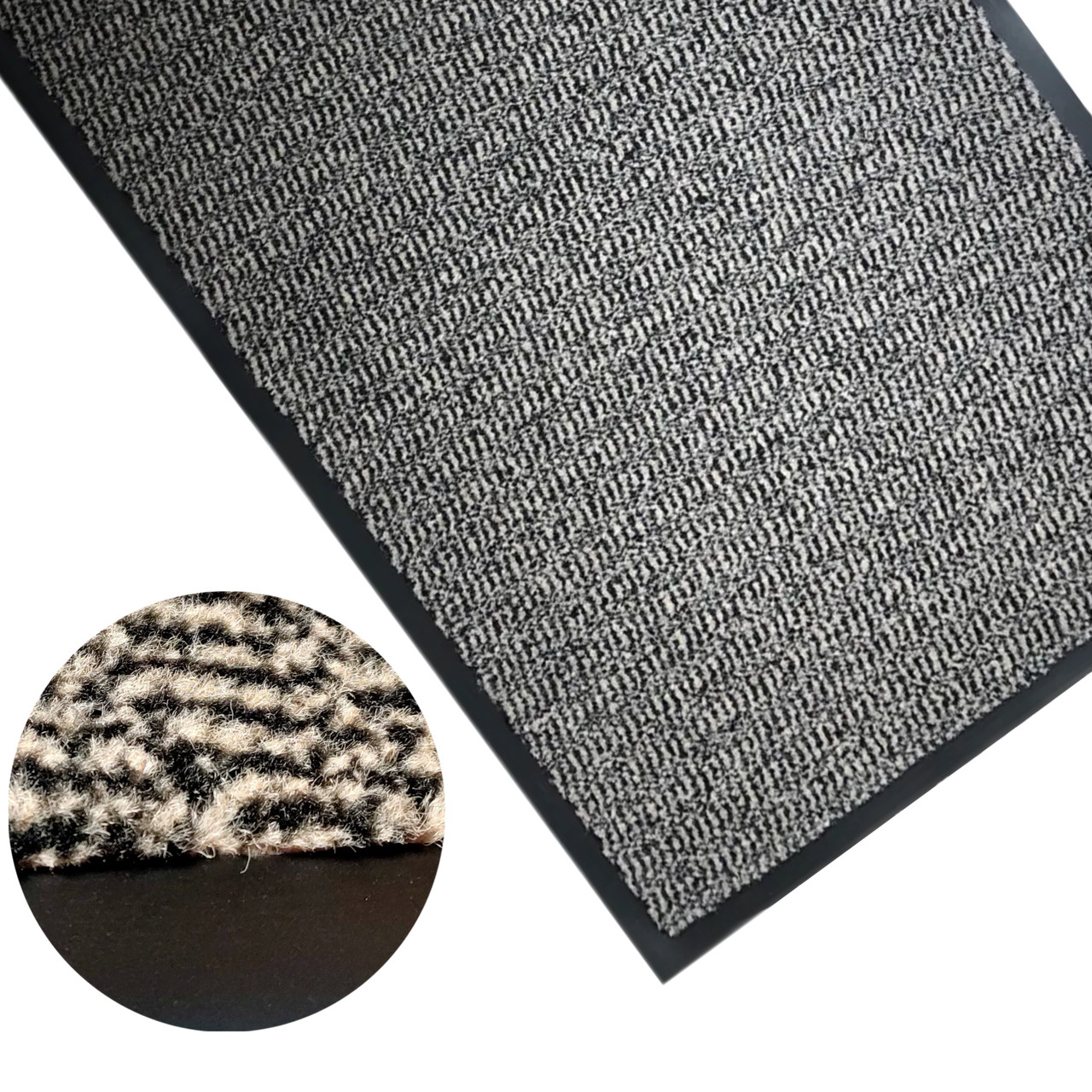 60х90 см Floorcoverings bv Leyla 61 (бежовий колір) брудозахисний килим для офісу, магазину та дому.