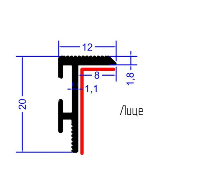Профиль скрытого монтажа под гипсокартон SMG-20/12 без покрытия (ID ...