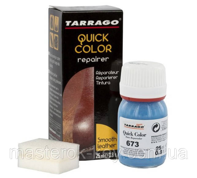 Барвник для гладкої шкіри Tarrago Quick Color 25 мл колір блакитний (673)
