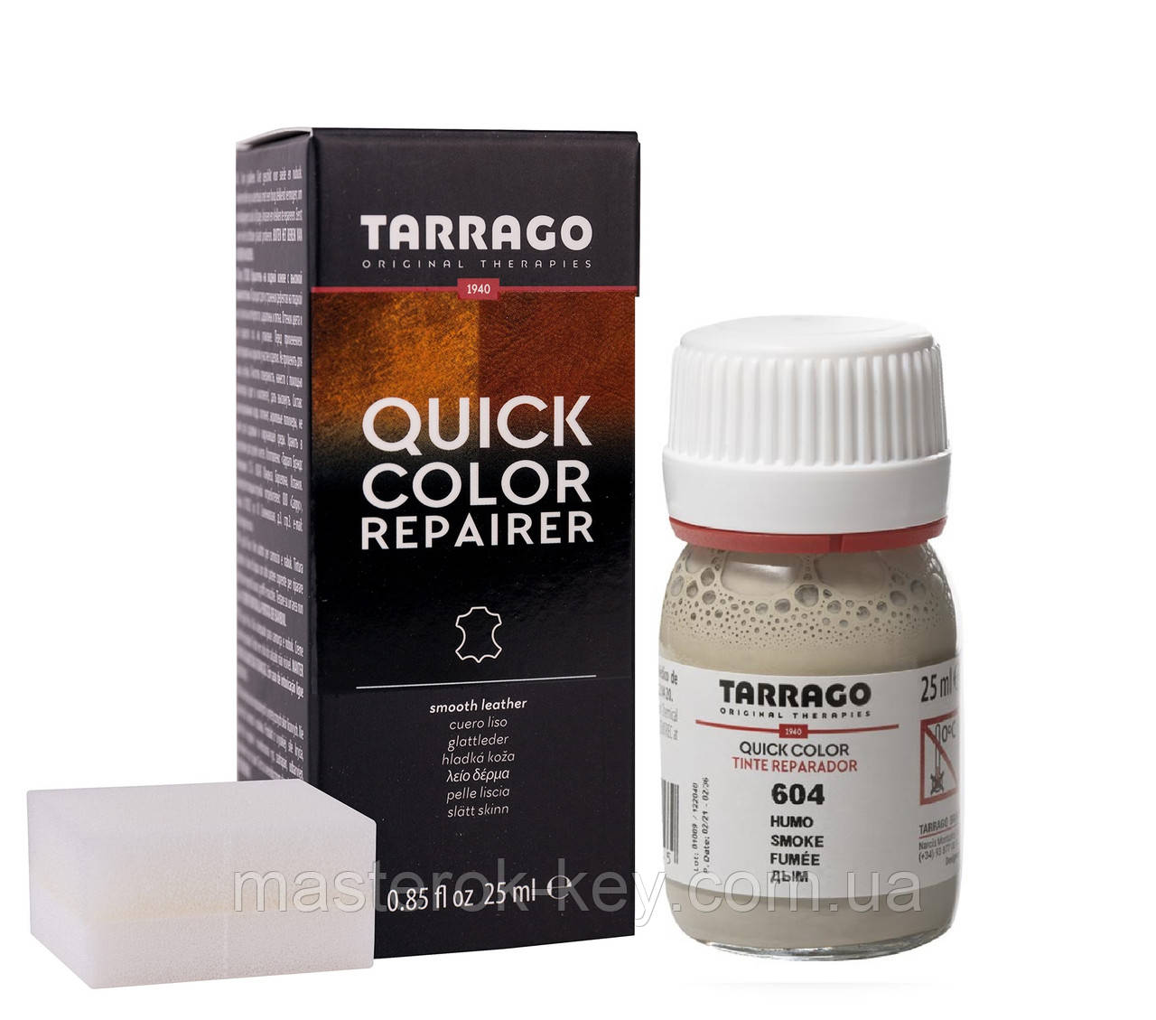 Барвник для гладкої шкіри Tarrago Quick Color 25 мл колір димчастий (604)