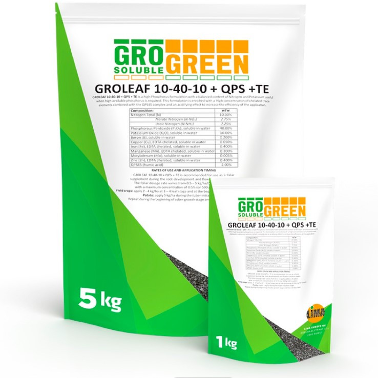 Грогрін ГроЛіф NPK 10-40-10 QPS 45 1 кг (GroGreen)