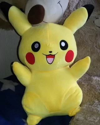 М'яка іграшка Покемон Пікачу жовтий 40 см, фото 1