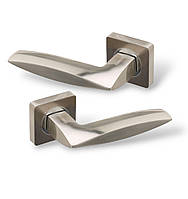 Ручки дверные Gavroche COBALTUM Z3 SN/CP матовый никель/хром (для межкомнатных и входных дверей)
