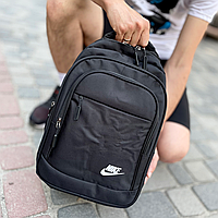 Рюкзак мужской спортивный черный синий текстильный Nike рюкзак