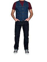 Джинсовий жилет Wrangler unlined denim vest, фото 4