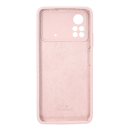Чохол Silicone Case Premium для Poco X4 Pro 5G Sand Pink, фото 2