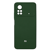 Чохол Silicone Case Premium для Poco X4 Pro 5G Dark Green