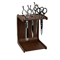 Деревянная подставка для парикмахерских ножниц Scissors Wooden Stand (08320-TR)