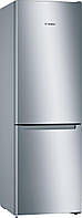 Холодильник Bosch KGN36NL306 з нижньою морозильною камерою — 186x60/302 л/No Frost/А++/нерж. сталь