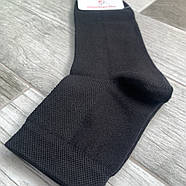 Шкарпетки чоловічі сітка бавовна середні ВженеBOSSі, розмір 31 (45-46), чорні, 012040, фото 3