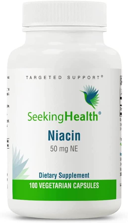 Seeking Health Niacin / Ніацин вітамін Б3 50 мг 100 капсул